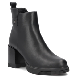 Leather ankle boots Filippo DBT8184/26 BK black