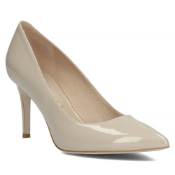 Leather pumps Bravo Moda 1679 grey