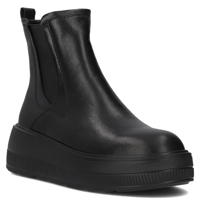 Leather ankle boots DBT6375/24 BK black