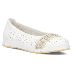 Ballerinas Rieker L3062-80 white