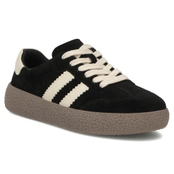 Leather sneakers Filippo DP7958/26 BK black