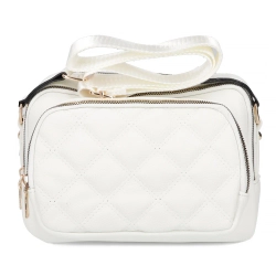 White handbag charm sombre