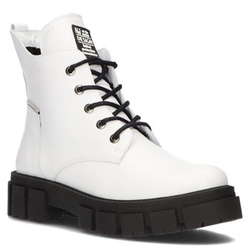 Leather boots Filippo 572s White