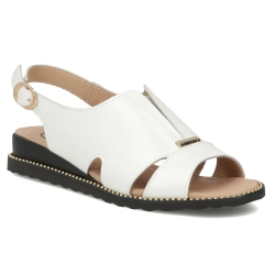 Leather sandals Filippo DS4470/26 WH white