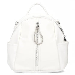 White backpack white glam