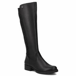 Leather boots Rieker Z9591-00 black