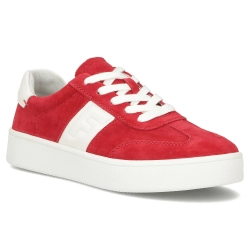 Leather sneakers Filippo DP7533/26 RD red