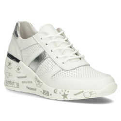 Leather Sneakers Filippo DP3550/22 WH white