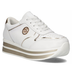 Leather Sneakers Filippo DP3682/22 WH white