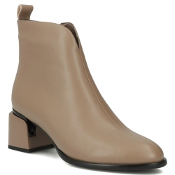 Leather ankle boots Filippo DBT7459/25 BE beige