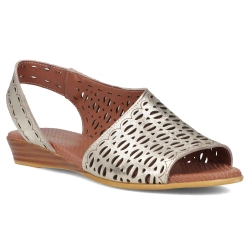 Leather sandals Artiker 56C2551 gold