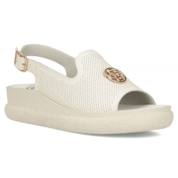 Leather sandals Filippo DS6716/25 BE beige