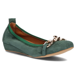 Leather ballerinas Filippo 894 green