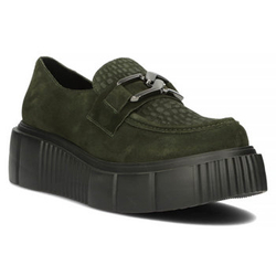 Leather shoes Filippo 20101 W olive