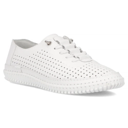 Leather shoes Filippo DP6837/25 WH white
