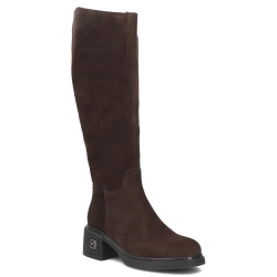 Leather boots Filippo DKZ8215/26 TP dark brown