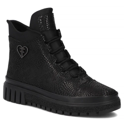 Leather ankle boots Filippo DBT7302/26 BK black
