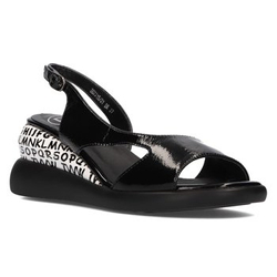 Wedge sandals Filippo DS2315/21 BK black
