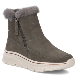 Leather ankle boots Filippo DBT7291/25 GR grey