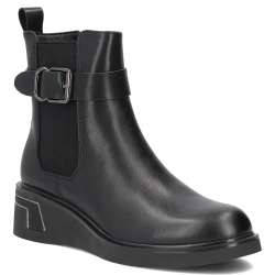 Leather ankle boots Filippo DBT8049/26 BK black
