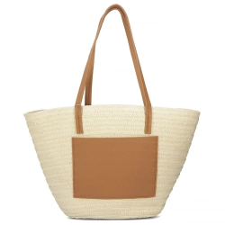 Beige basket bag willora