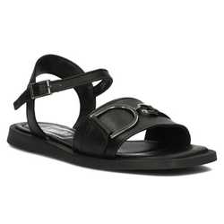 Leather sandals Filippo DS3901/22 BK black