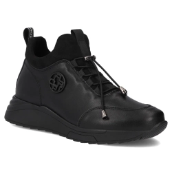 Leather ankle boots Filippo DBT7168/25 BK black