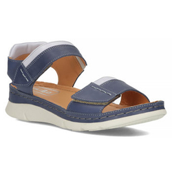 Leather sandals Filippo K193 navy