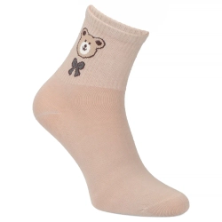Women's Socks beige TFP2-101 bear