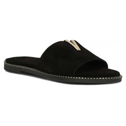 Leather Slippers Filippo LH-200 black