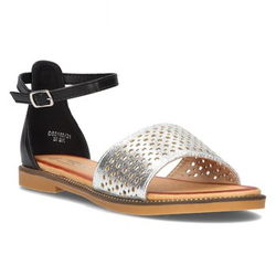 Sandals Filippo DS2102/21 SI BK black silver