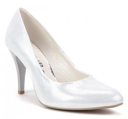 Pumps Filippo 097 Silver Satin