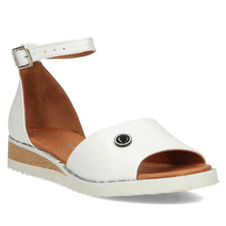 Leather sandals Filippo DS3914/22 WH white