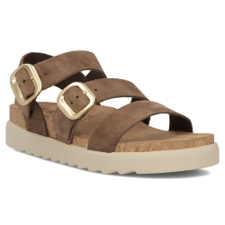 Leather sandals Yokono TUNEZ-127 SERRAJE LODO brown