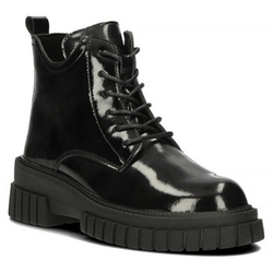 Leather boots Filippo DBT3963/22 BK black