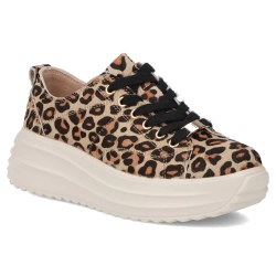 Leather sneakers Filippo DP6795/25 LEO leopard