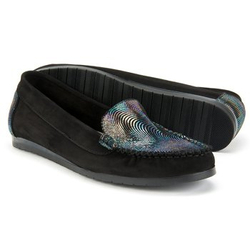 Moccasins LEMAR 10006 nubuck black + oil black