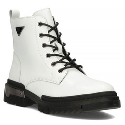Leather ankle boots Filippo DBT4147/22 WH white