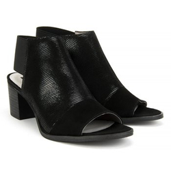 Sandals Nessi 80706 Black Lizaro + Black