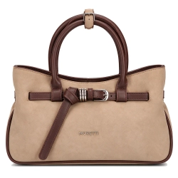 Beige handbag Moretti
