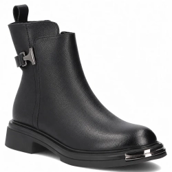 Leather ankle boots Filippo DBT8044/26 BK black