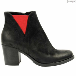 Ankle boots VIOLA 2262 black+red 8021799