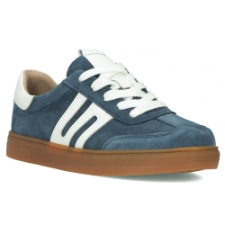 Leather sneakers Filippo DP6742/25 BL blue
