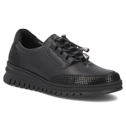 Leather shoes Filippo DP8102/26 BK black