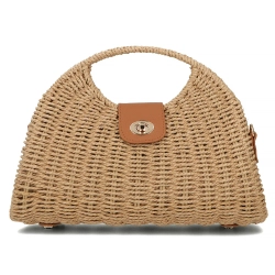Brown woven bag bohonest