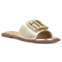 Leather flip-flops Filippo DK6985/25 GO gold