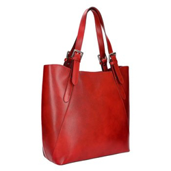 Handbag Filippo leather 333 Red