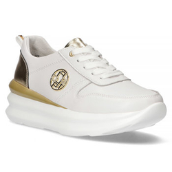 Leather sneakers Filippo DP3505/22 WH white