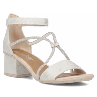 Sandals Rieker 64654-40 silver