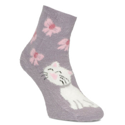 Women's Socks kitty purple